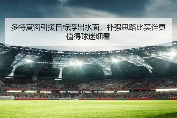 多特夏窗引援目标浮出水面，补强思路比买谁更值得球迷细看